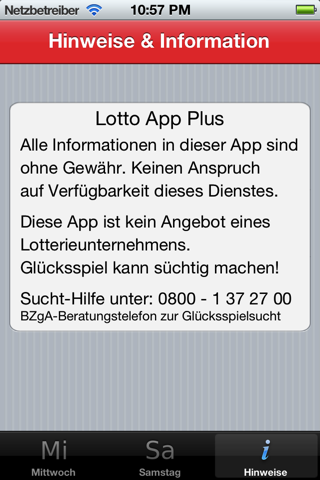 Lotto Plus Gratis Lottozahlen App screenshot 3