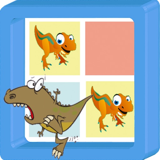 Baby Dino Memory Match - A cute dinossaur memory game icon