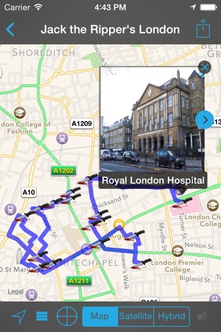 iTourMobile - Jack the Ripper London Tour screenshot 3