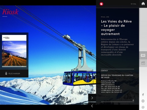 Brochures touristiques Région du Léman-Vaud, Suisse screenshot 4