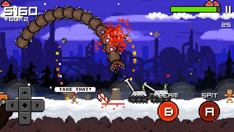 Super Mega Worm Vs Santa 2