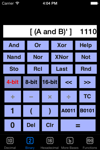 Logical Calculator screenshot 2