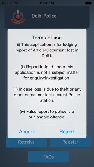 Delhi Police Lost Report(圖1)-速報App