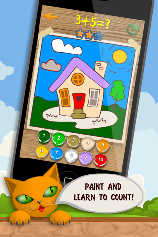 Kids Coloring and Math - Coloring book for kids Free screenshot 4