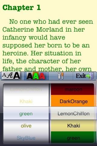 Northanger Abbey by Jane Austen screenshot 2