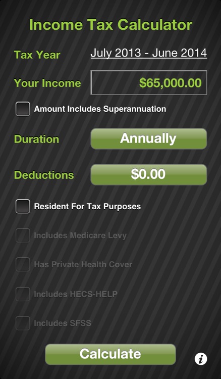 TaxApp - Australian Income Tax Calculator