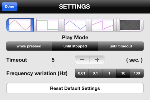 iTuningFork - Tone Generator screenshot 2