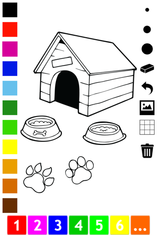 Animal Coloring Book for Children: Learn to draw and color animals and pets screenshot 3