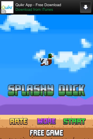 Splashy Duck Flying Happy Adventure Free screenshot 2