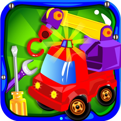 Crane Builder – Create Heavy Construction Vehicles in Kids Fun Factory icon