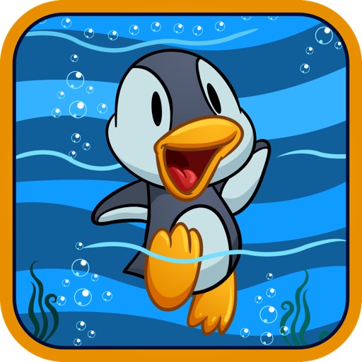 Jumpy Penguin Swim - The Ice Fall Adventure icon