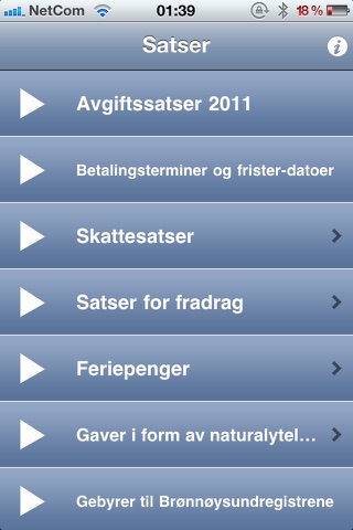 Satser screenshot 2