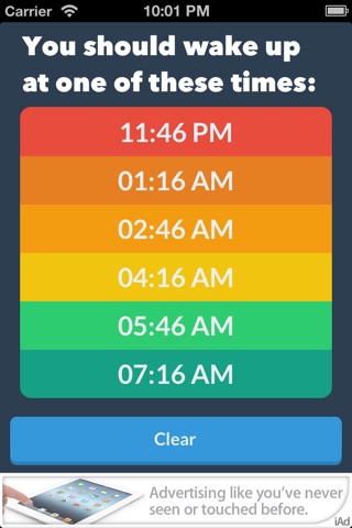 Sleep Time Calculator screenshot 2