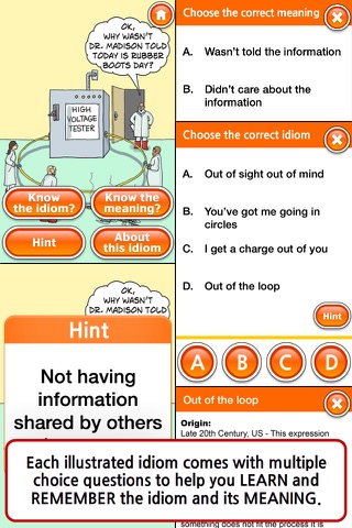 English Idioms Interactive screenshot 3