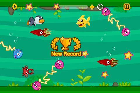 Jumpy Penguin Swim - The Ice Fall Adventure screenshot 4