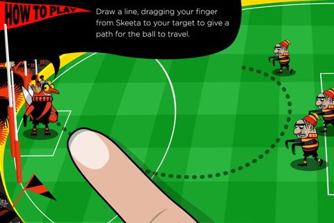 Skeeta's Footy Crusade - the official game from Essendon FC screenshot 2