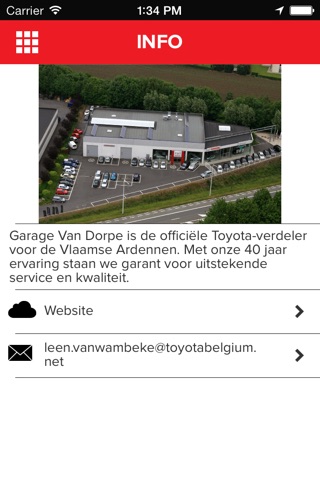 Toyota Van Dorpe screenshot 3