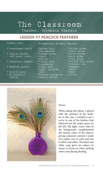 COLORED PENCIL Student