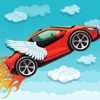 Sky Car Chase Racer Adventure Free - Escape Run From Monster Fire Balls!