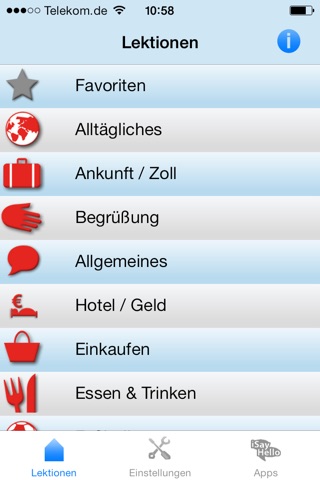 iSayHello German - French screenshot 4