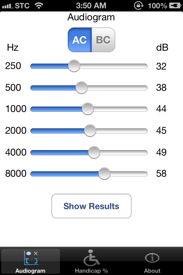 Audiogram Analyzer screenshot 2