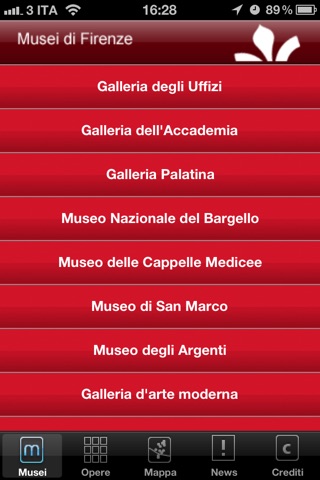 Museums of Florence screenshot 2