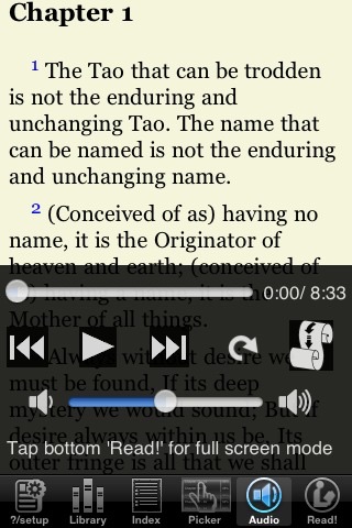 Tao te ching (by Lao tzu)(Book and Audio)