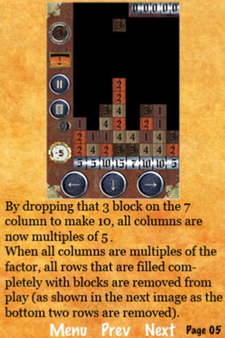 Enigma (falling blocks game with arithmetic skill) screenshot 2