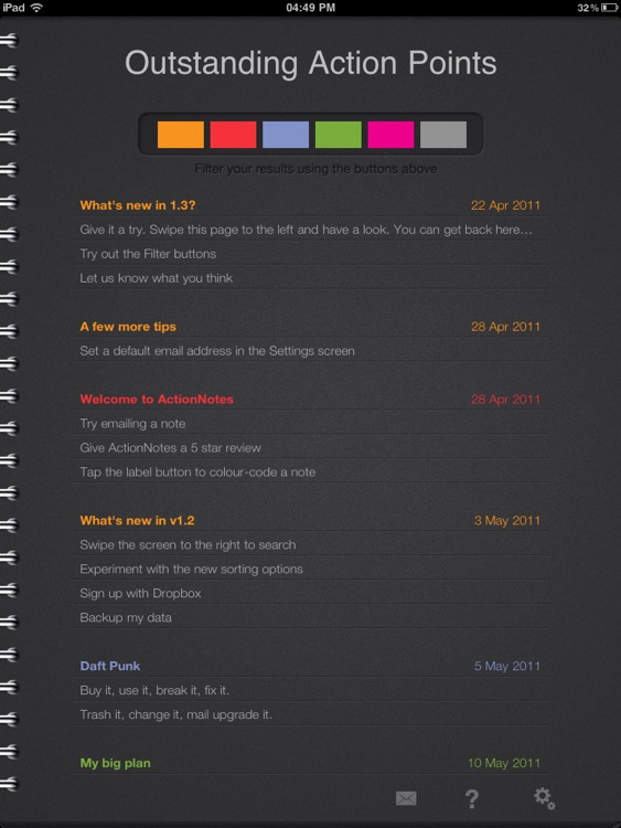 ActionNotes screenshot-4