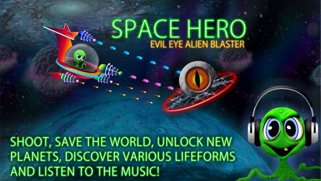 SPACE HERO - evil eye alien blaster(圖1)-速報App