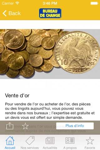 Bureau de change Caen screenshot 2