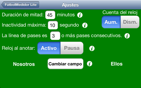 SoccerMeter Lite screenshot 2
