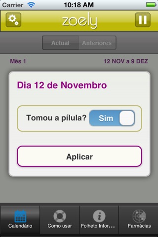 Alerta Pílula screenshot 2