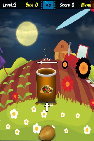 Naughty Farmer Vegetable Toss - Flick Jerk Saga screenshot 4