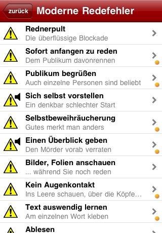 RedeApp - Endlich richtig Reden screenshot 4