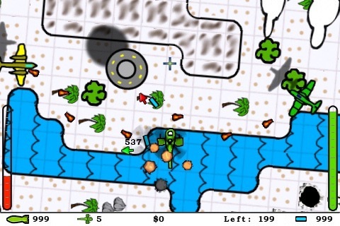 Doodle Chopper Lite screenshot-4