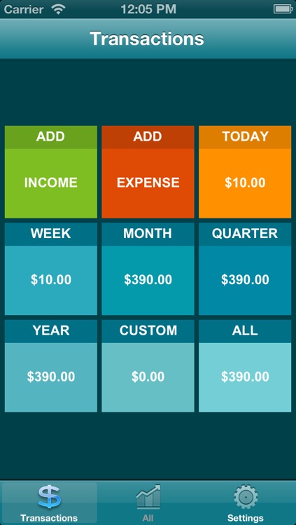 Walleterrific - Personal Income and Expenses Finance Transaction Tracking