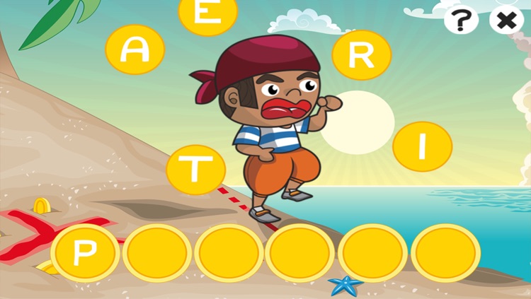 ABC Pirates learning games for children: Word spelling of the pirate world for kindergarten and pre-school