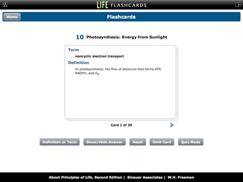 Biology Flashcards for Life: The Science of Biology screenshot 2