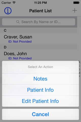 PatientNotes2 screenshot 2