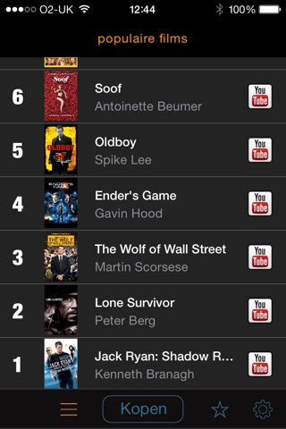 my9 Top 40 : NL film charts screenshot 2