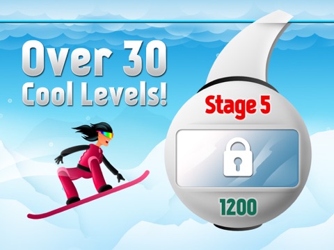 Escape the Avalanche Multiplayer Free HD - Extreme Snowboarding Challenge screenshot 3