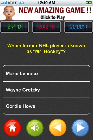 Hockey Trivia - NHL Hockey Edition screenshot 3