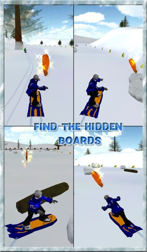 DownHill Racing - Crazy Winter Snowboard Race Free(圖5)-速報App