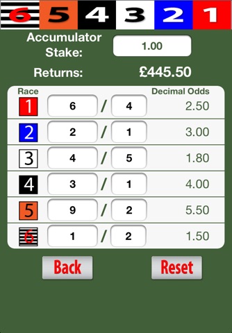 Greyhound Betting Calculator screenshot 2