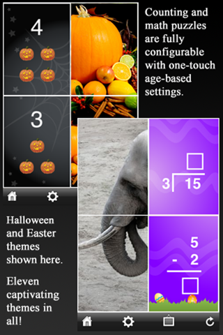 KidCalc 7-in-1 Math Fun (Including New Birthday Party and Halloween Themes) screenshot 3