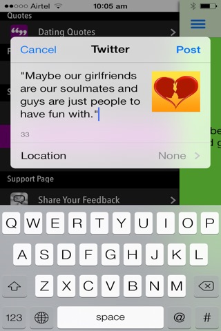 Dating Quotes screenshot 2