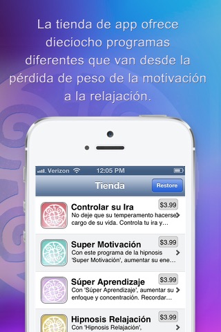 Sueño Profunda Hipnosis, Subliminal y Meditación Guiada por Erika Perez screenshot 4