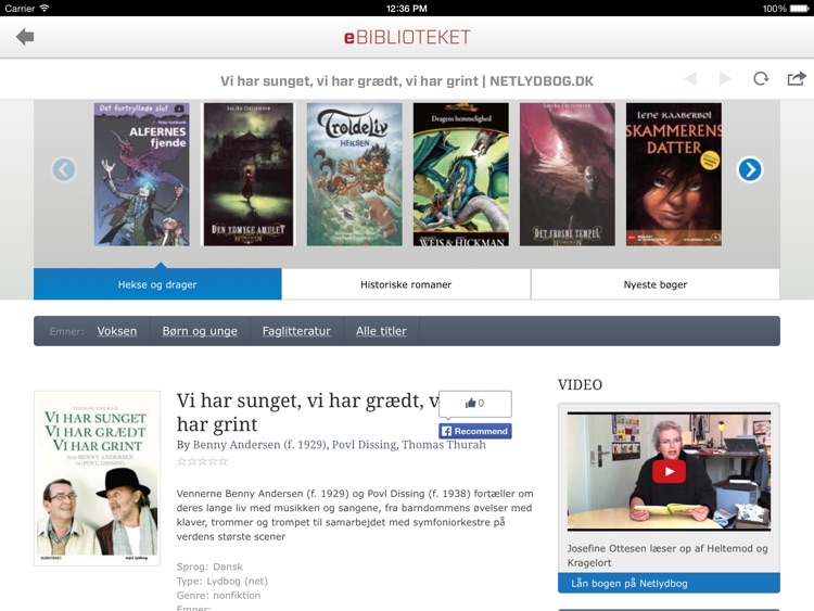 eBiblioteket screenshot-3