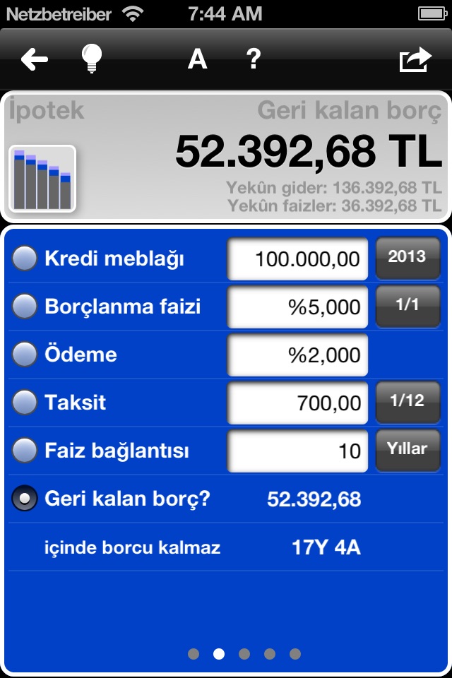 Loan and mortgage calculator - MarkMoney screenshot 2